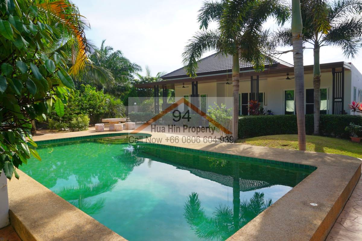 SH94388 Beautiful & Private Pranburi Riverfront Pool Villa On Large Plot With Direct River Frontage