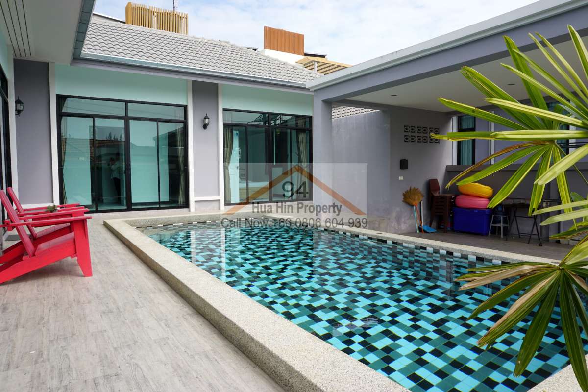 SH94391 Pool Villa at Sam Phan Nam on Hua Hin Soi 112, 10 min drive to Bluport, good rental investment/holiday home.