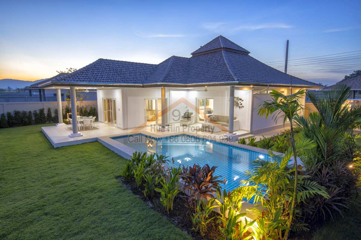 SH94432 Brand new development from one of Hua Hin’s best, 3 bed pool villas ready to move in from only 7.5m ThB!