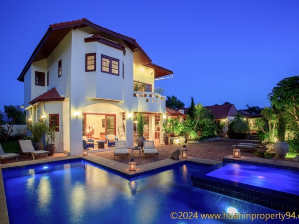 SH94242 large luxury villa with total privacy Hua Hin Soi 94 villa on 1 Rai land.