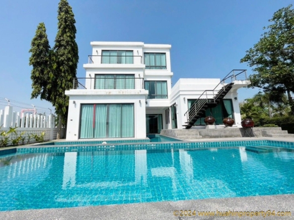 SH94544 3 Story Modern Pool Villa Near beach 150 m. at HuaHin