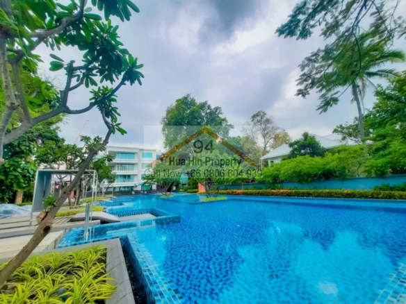 SC94146 2 bedroom condo for sale at popular and central beach front Hua Hin condo for sale at Baan San Dao (rent from 55k p/m)