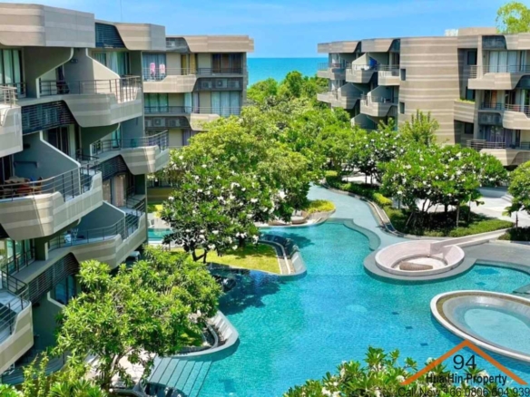 SC94168 Condo Baan San Ngam with great pool and sea view. 4th floor, south Cha Am Hua Hin North