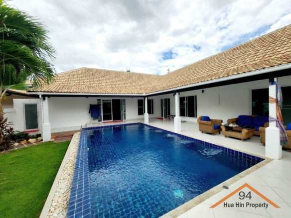 SH94462 Nature Valley 3: Ready to move in 3 bedroom pool villa in a quiet, private cul-de-sac next to Mon Mai area Hin Lek Fai, Black Mountain, Hua Hin