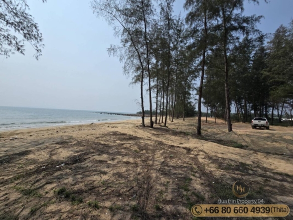 SL94651 Exclusive Beachfront Land – Last 1 Rai Available! Bang Saphan Noi, Prachuap Khiri Khan – Nestled in an environmental conservation project