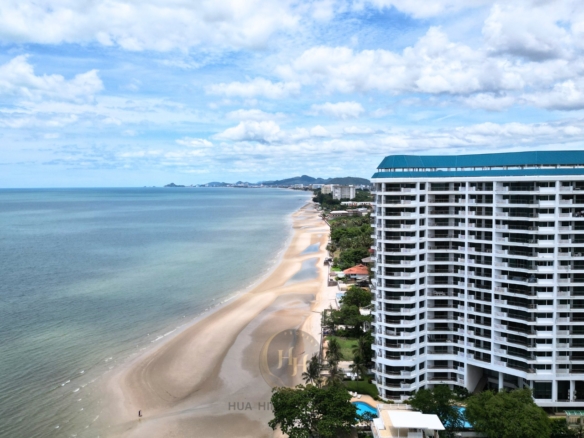 SC94688 Hot Deal Beachfront 2-Bed Condo @ Baan Rabiang Chan (Cha Am-Hua Hin) | Reduce from  3.35 MB! NOW 2.9 Mil. Nearby Hua Hin Airport.