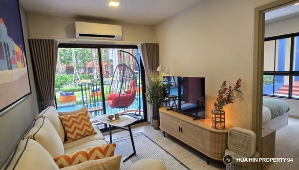 SC94718 Cabanas Hua Hin by Sansiri – 2BR Corner Unit with Direct Pool Access, Walking Distance to Beach