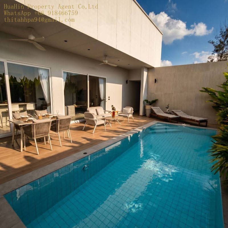 SH94716 Asai Villas Huahin (Soi 112): Premium Pool Villas Blending Luxury with Inner-City Convenience