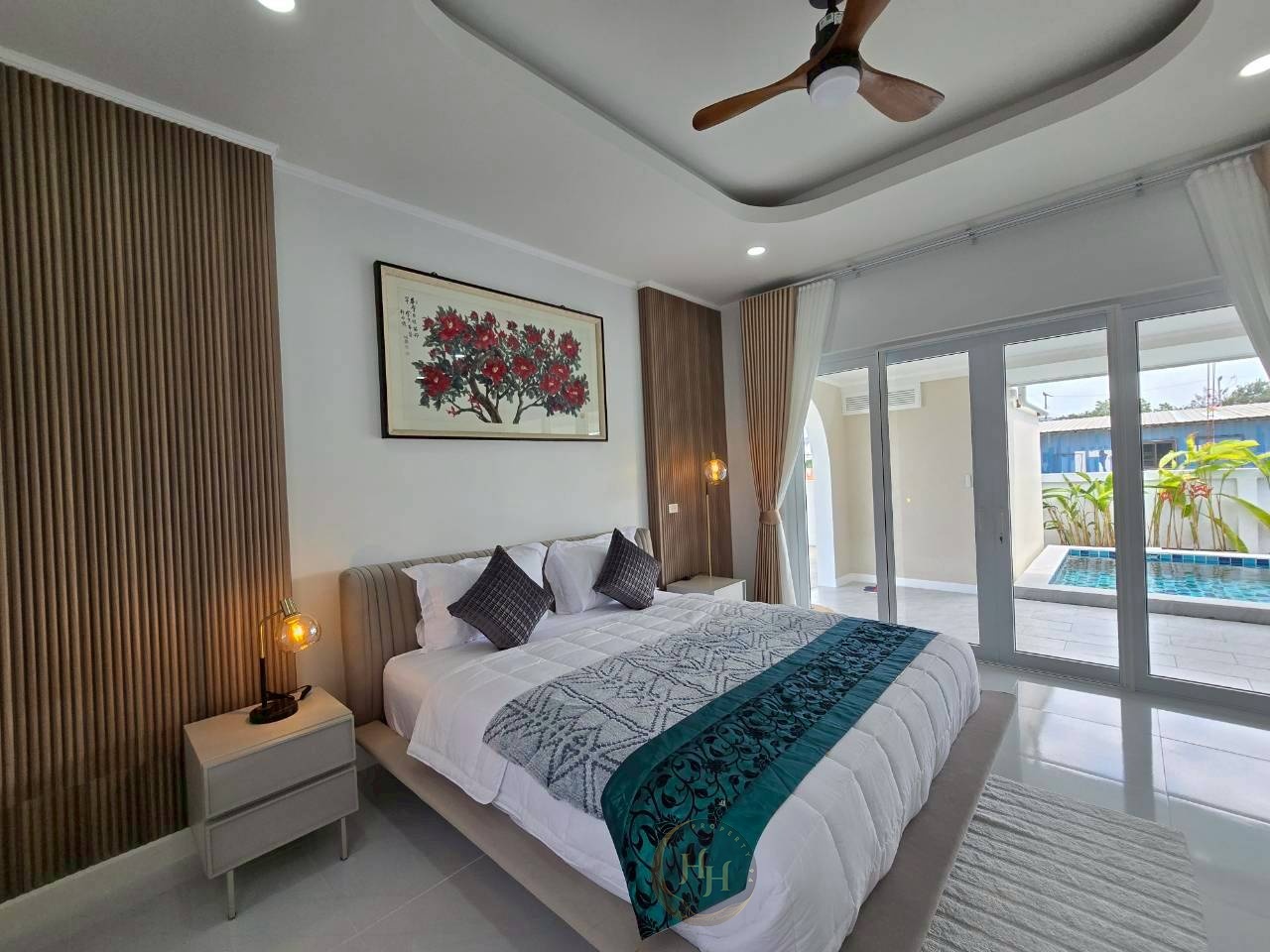 SH94715 Bedroom Private Pool Villa for Rent – Hua Hin (Siam Villa 2)