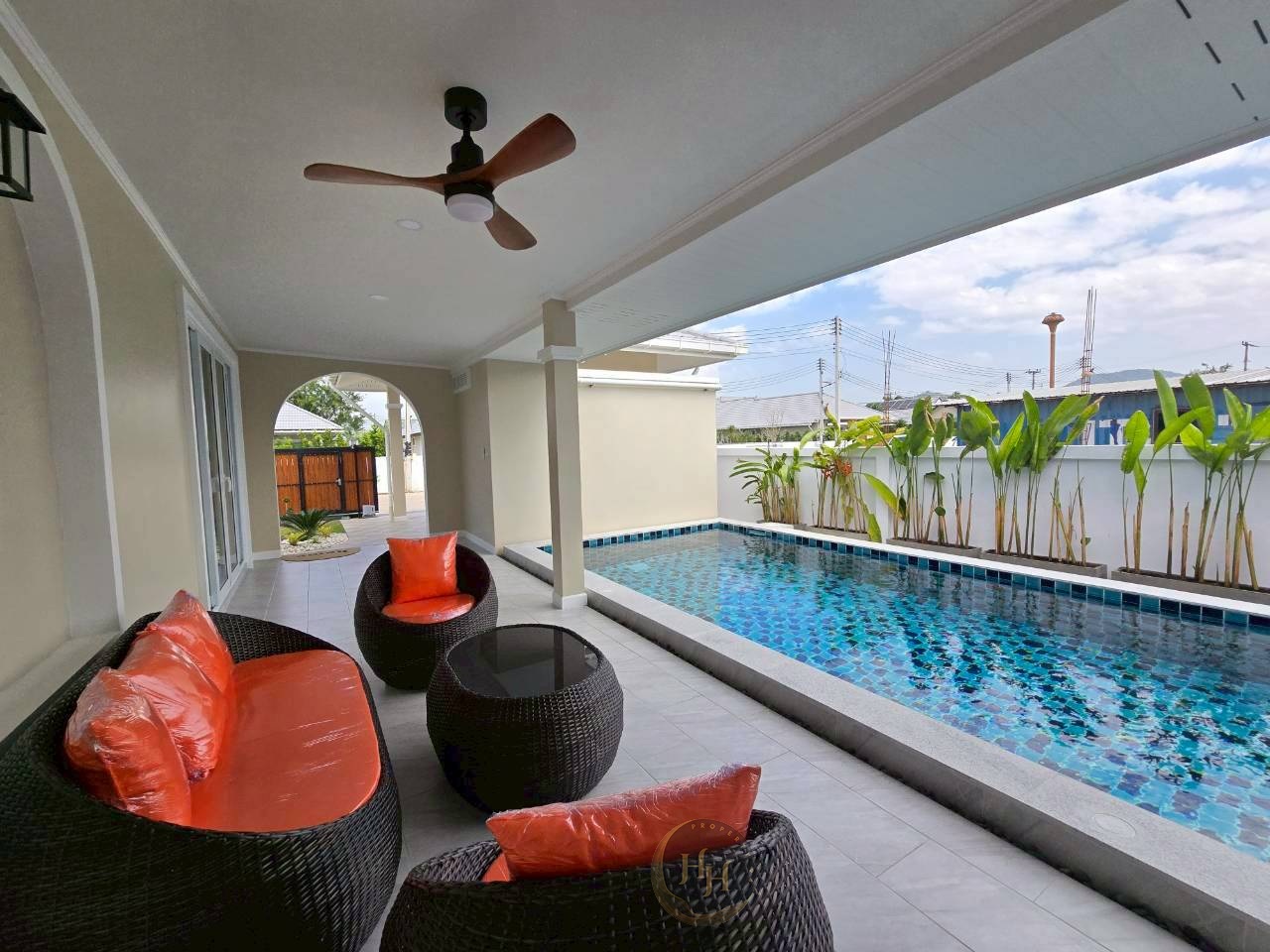 SH94715 Bedroom Private Pool Villa for Rent – Hua Hin (Siam Villa 2)