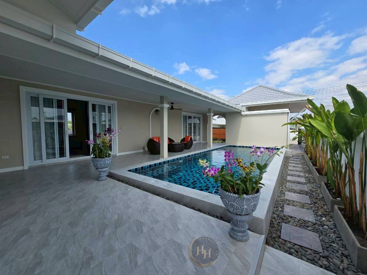 SH94715 Bedroom Private Pool Villa for Rent – Hua Hin (Siam Villa 2)
