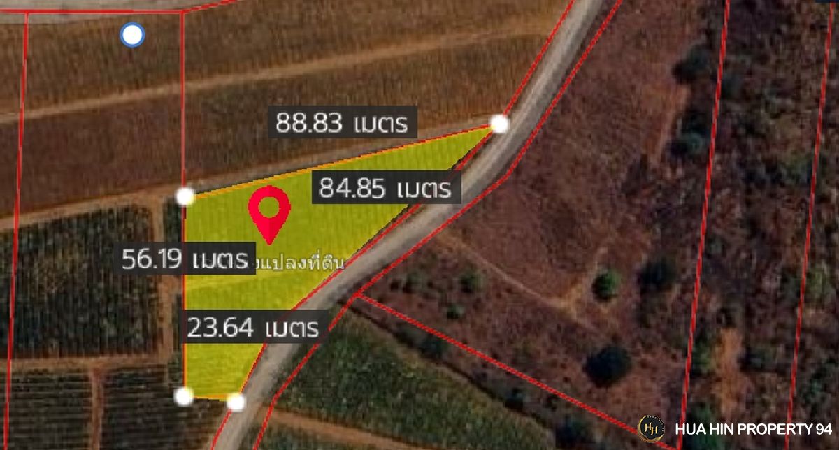2.8d01Huahin SL94724 Rare Elevated Land with Panoramic Mountain Views — Khao Tao, Hua Hin