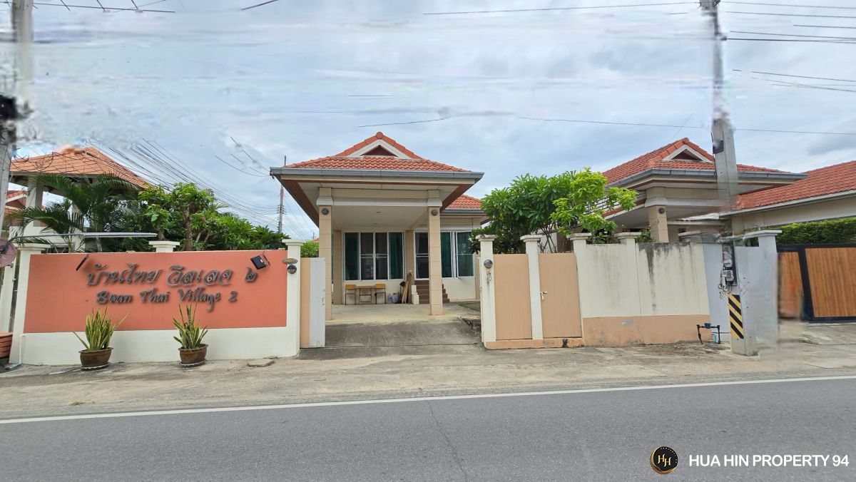 2.8house01Huahin SH94725 House For Sale — Baan Thai 2 Hin Lek Fai ,Hua Hin