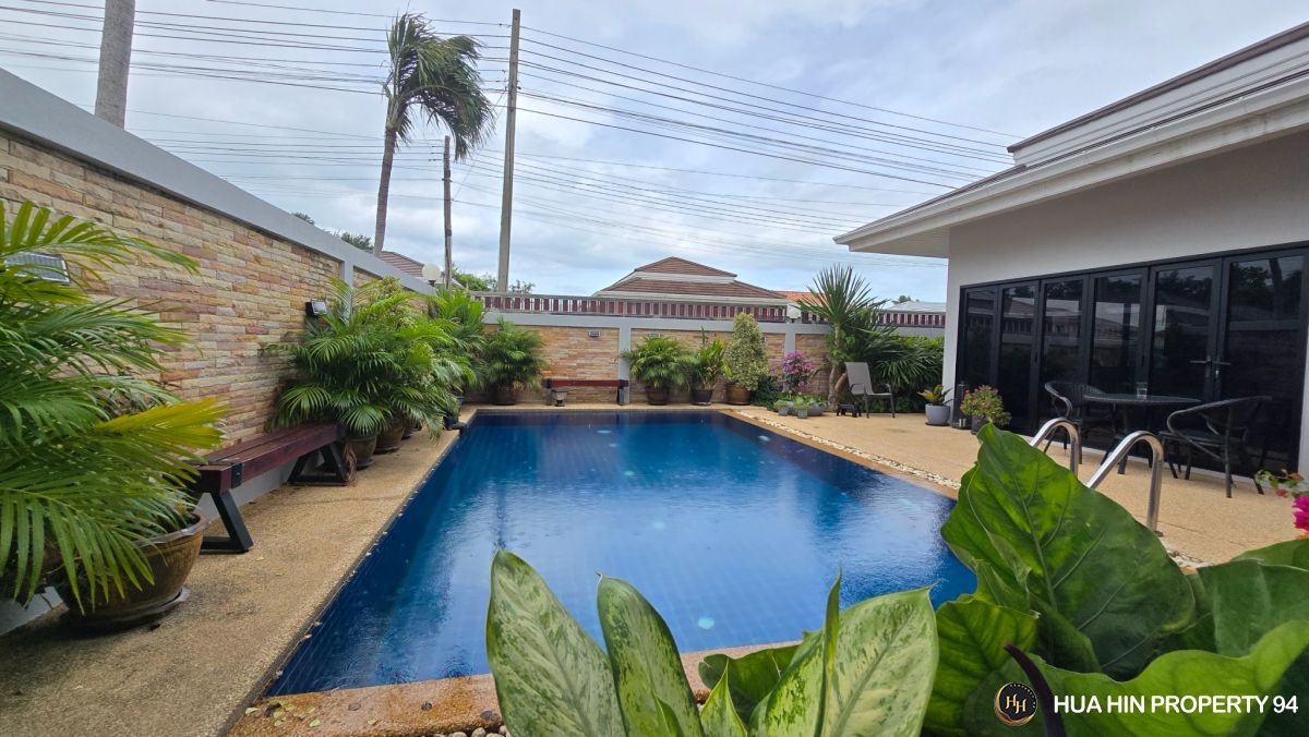 9.5d04Huahin SH94726 Move-In Ready Pool Villa — Prime Soi 88 Live the Pool Villa Lifestyle in the Heart of Hua Hin