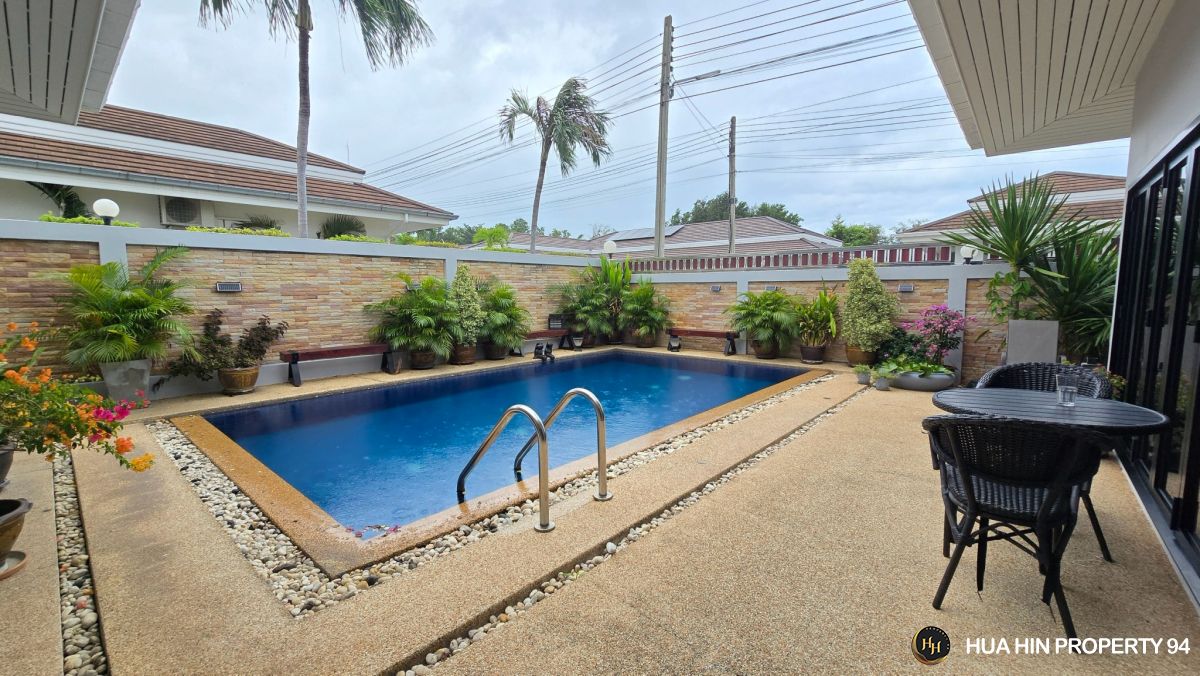 9.5d05Huahin SH94726 Move-In Ready Pool Villa — Prime Soi 88 Live the Pool Villa Lifestyle in the Heart of Hua Hin