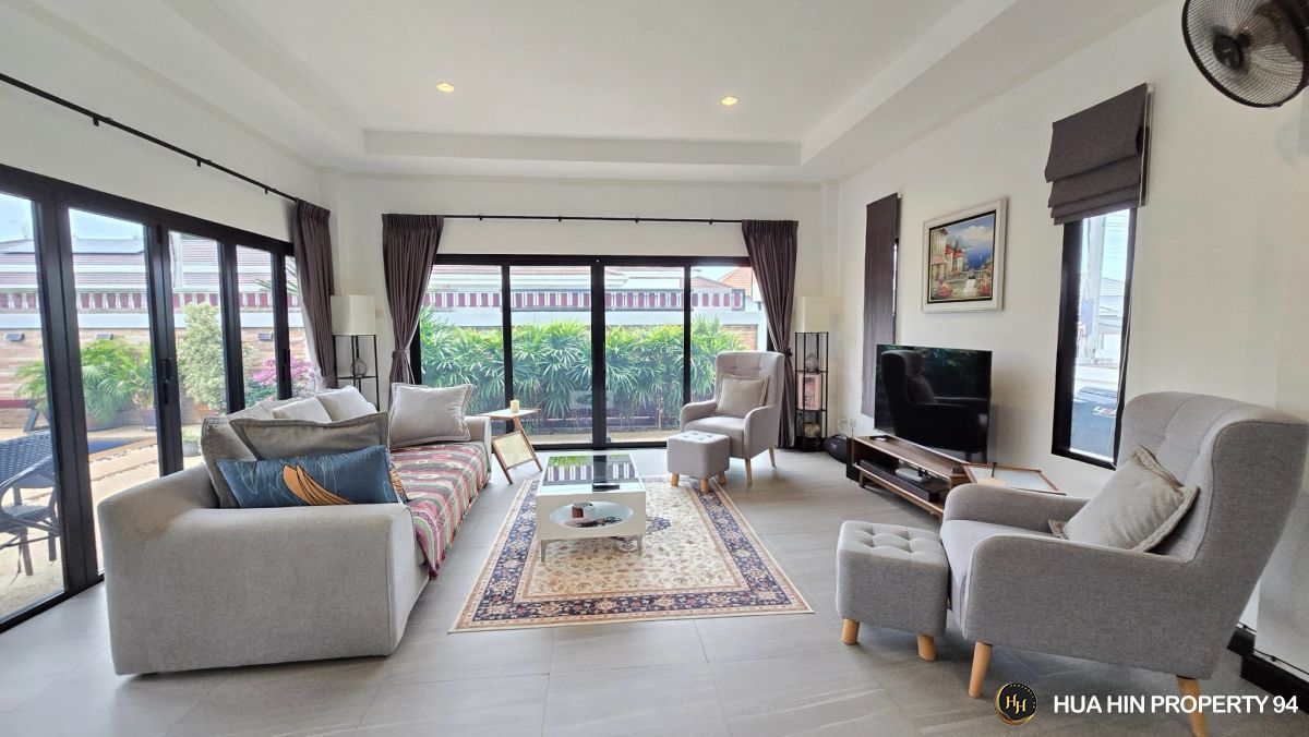 9.5d06Huahin SH94726 Move-In Ready Pool Villa — Prime Soi 88 Live the Pool Villa Lifestyle in the Heart of Hua Hin