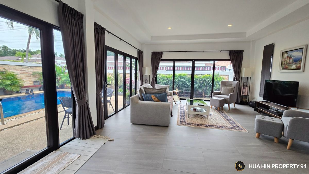 9.5d15Huahin SH94726 Move-In Ready Pool Villa — Prime Soi 88 Live the Pool Villa Lifestyle in the Heart of Hua Hin