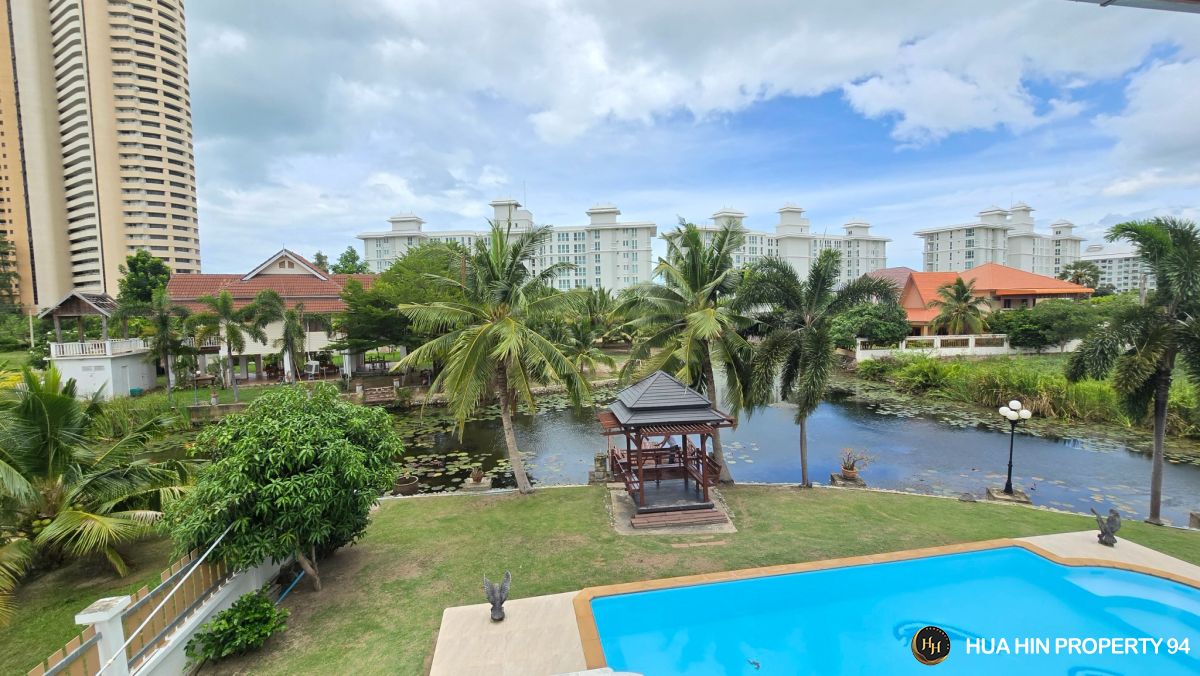 aaaaaaaaaaaaf30Huahin SH94726 Peaceful 2-Storey Lotus Pond View Villa for Sale – Cha-am